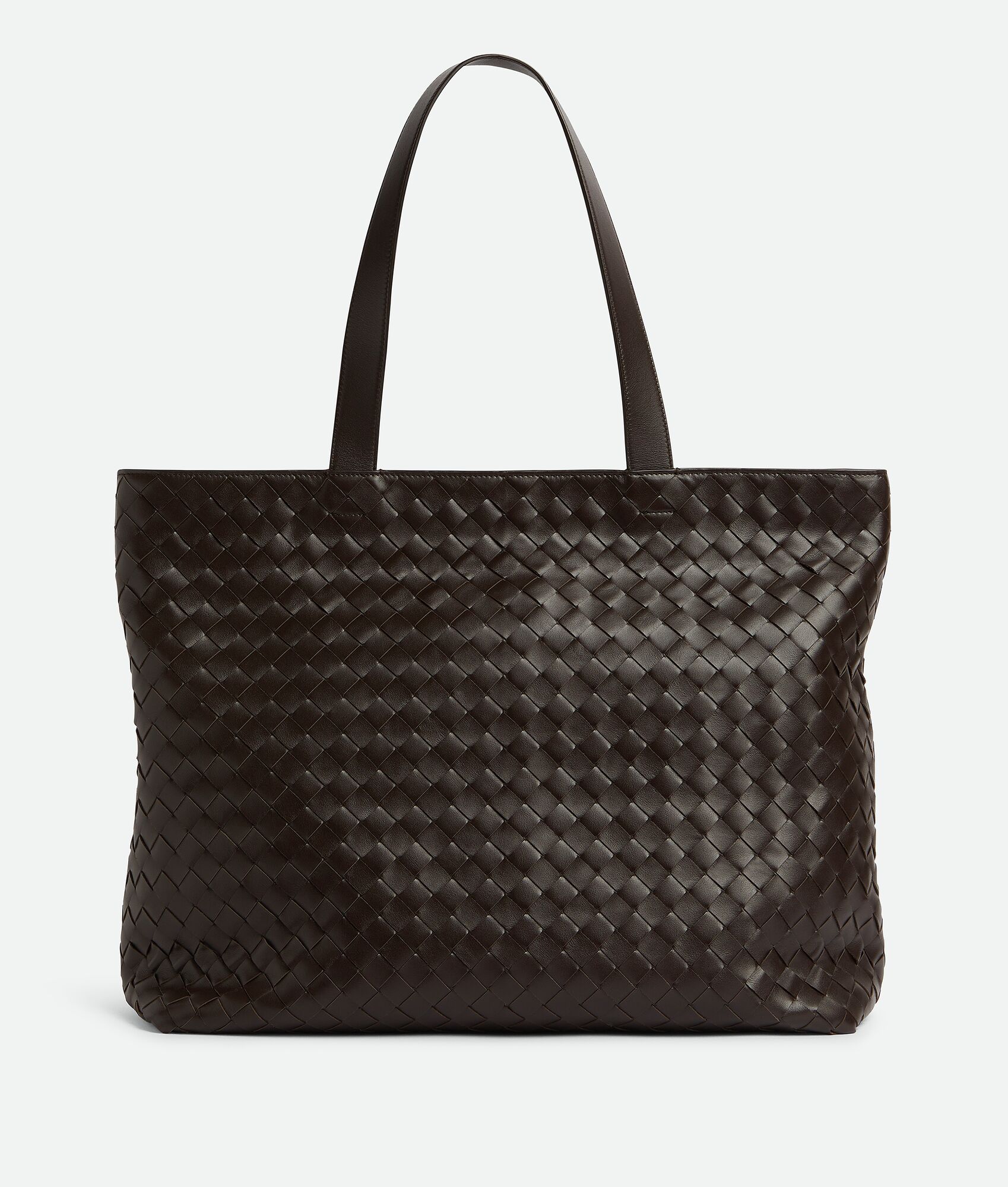 BOTTEGA VENETA 大号Intrecciato编织拉链Tote托特手袋