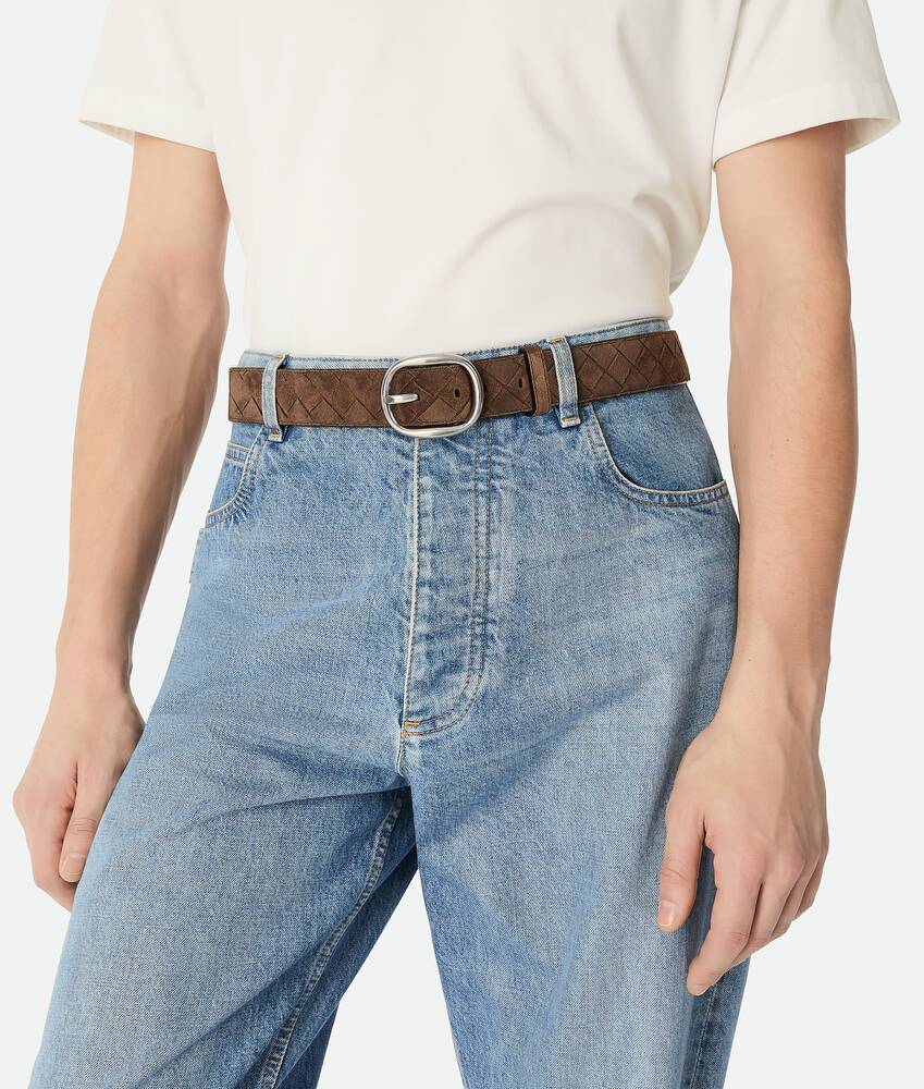BOTTEGA VENETA Intrecciato编织腰带