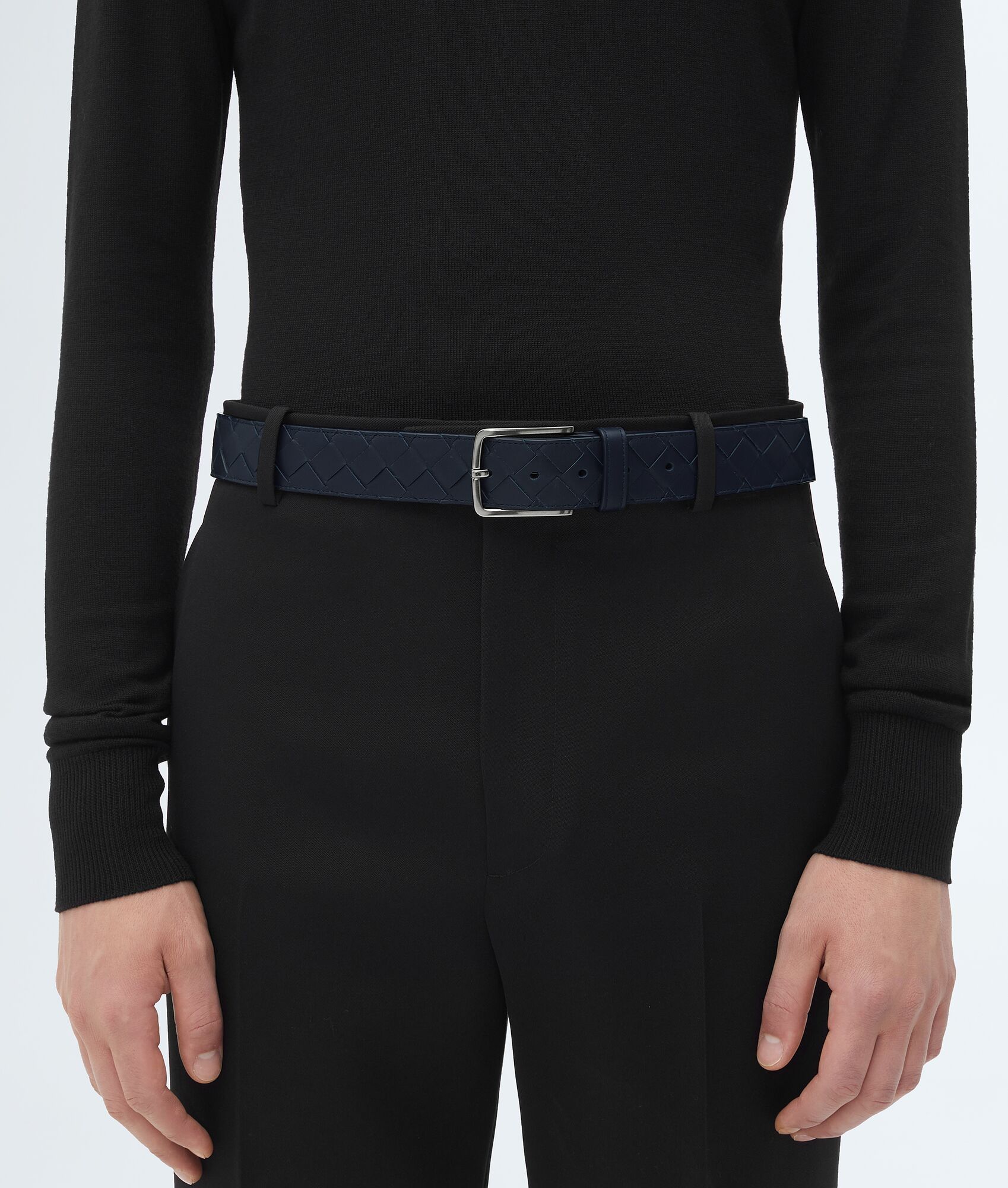 BOTTEGA VENETA Intrecciato编织腰带