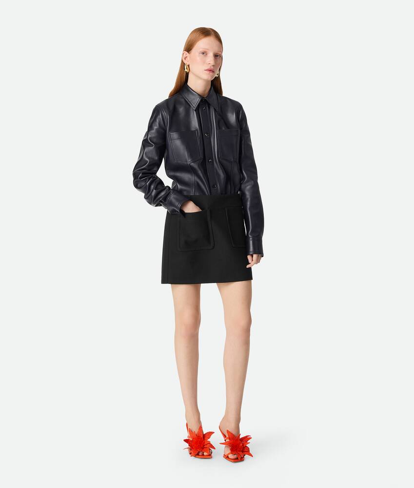 BOTTEGA VENETA 双面棉混纺半身裙
