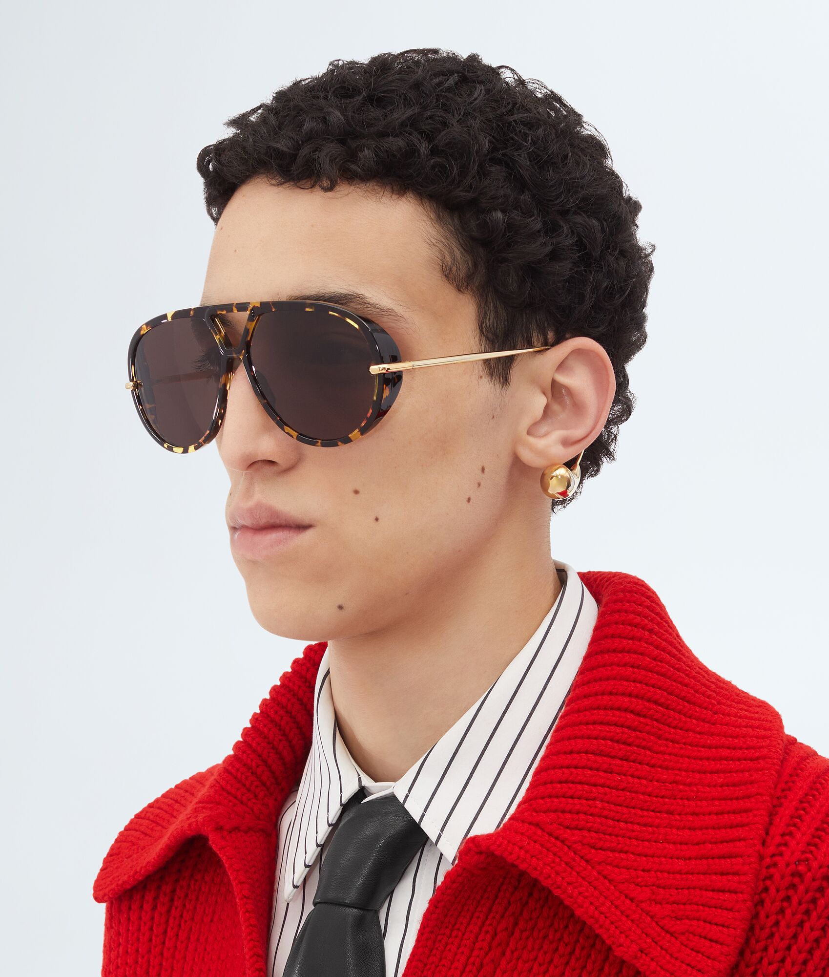 BOTTEGA VENETA Drop飞行员太阳眼镜