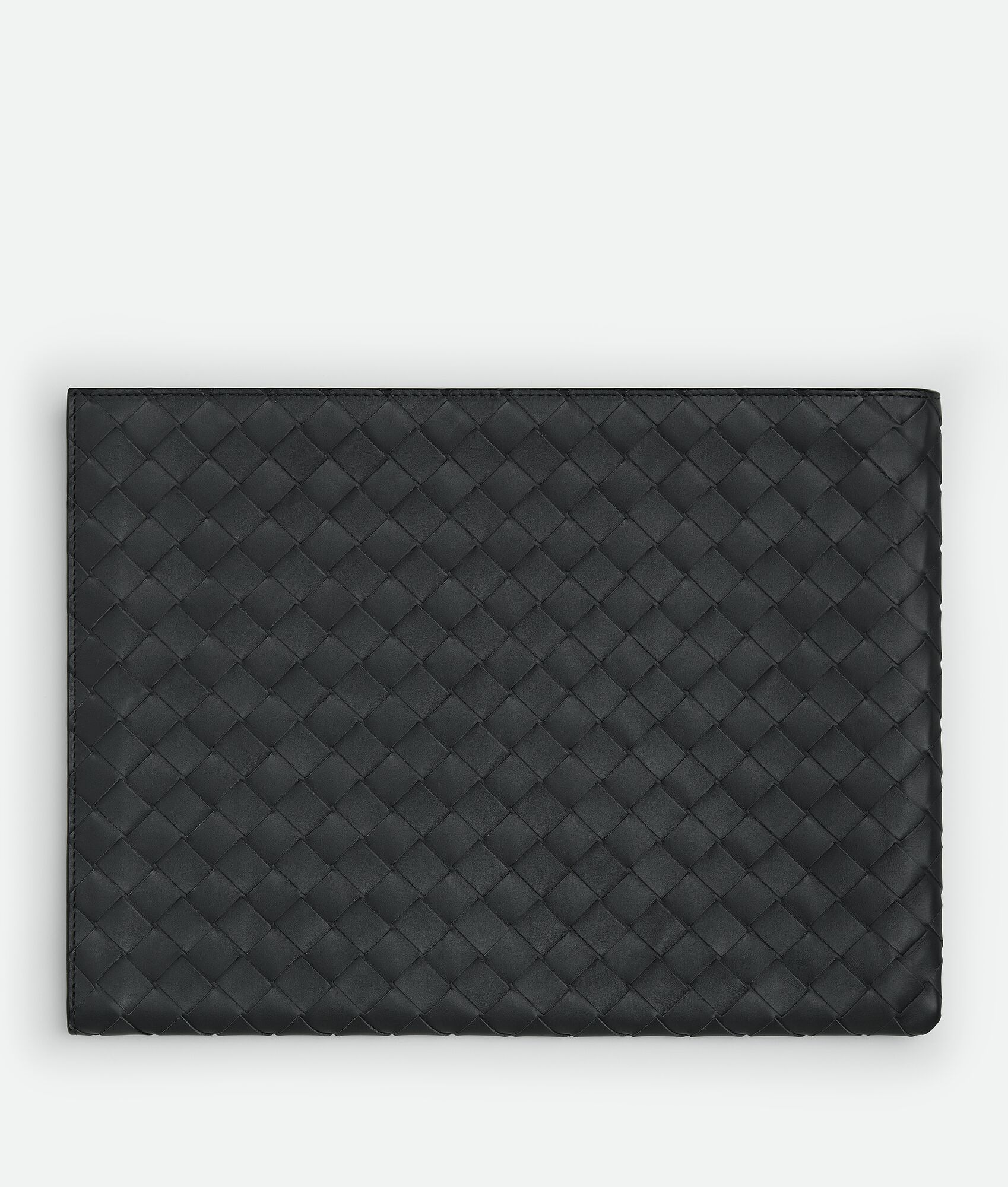 BOTTEGA VENETA Intrecciato编织半拉链手拿包