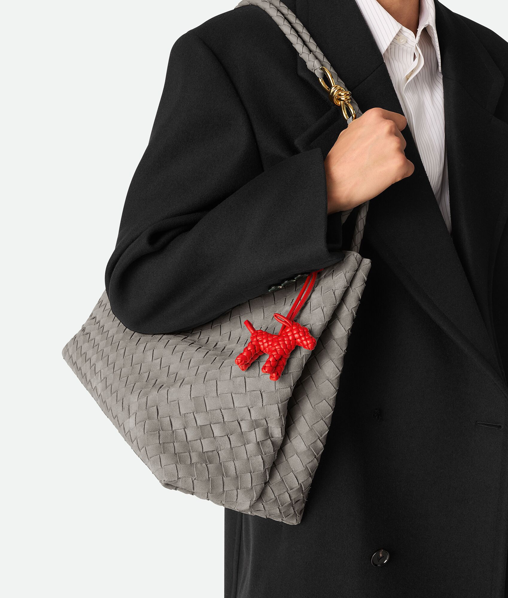 BOTTEGA VENETA 小狗造型吊坠