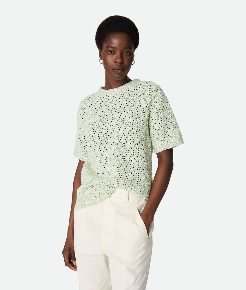 BOTTEGA VENETA 棉质钩织针织T恤