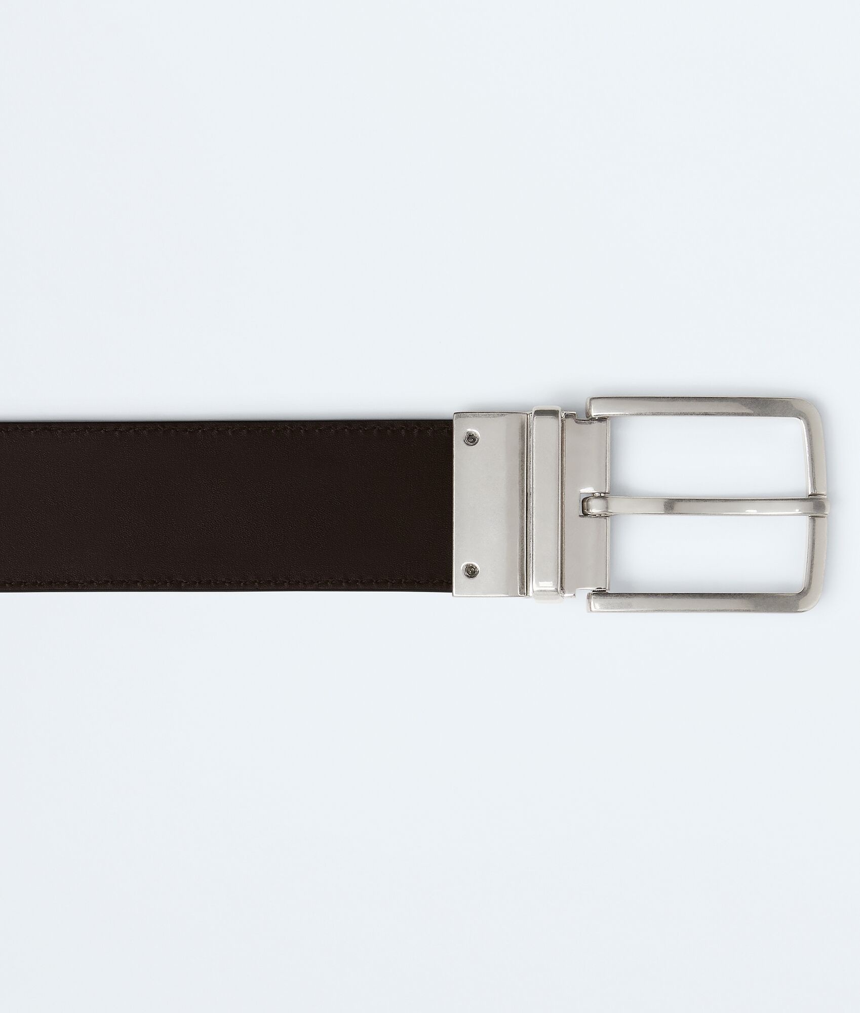 BOTTEGA VENETA Intrecciato编织皮革双面腰带