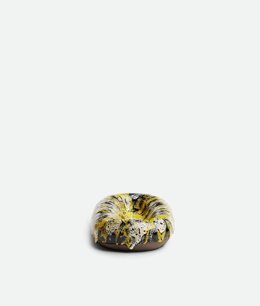 BOTTEGA VENETA Volcanic釉面椭圆形托盘