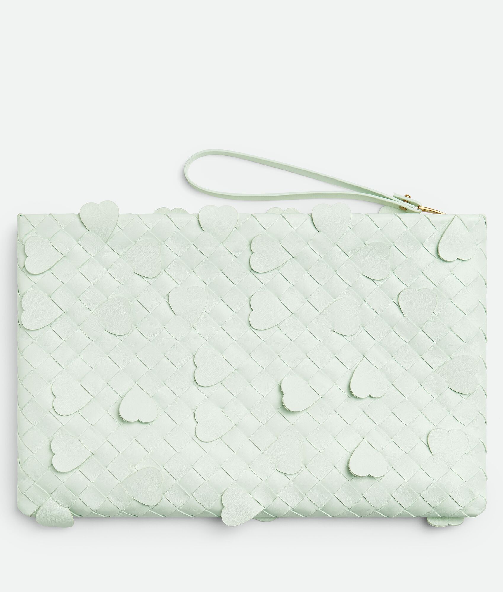 BOTTEGA VENETA 大号Intrecciato编织扁平手拿包