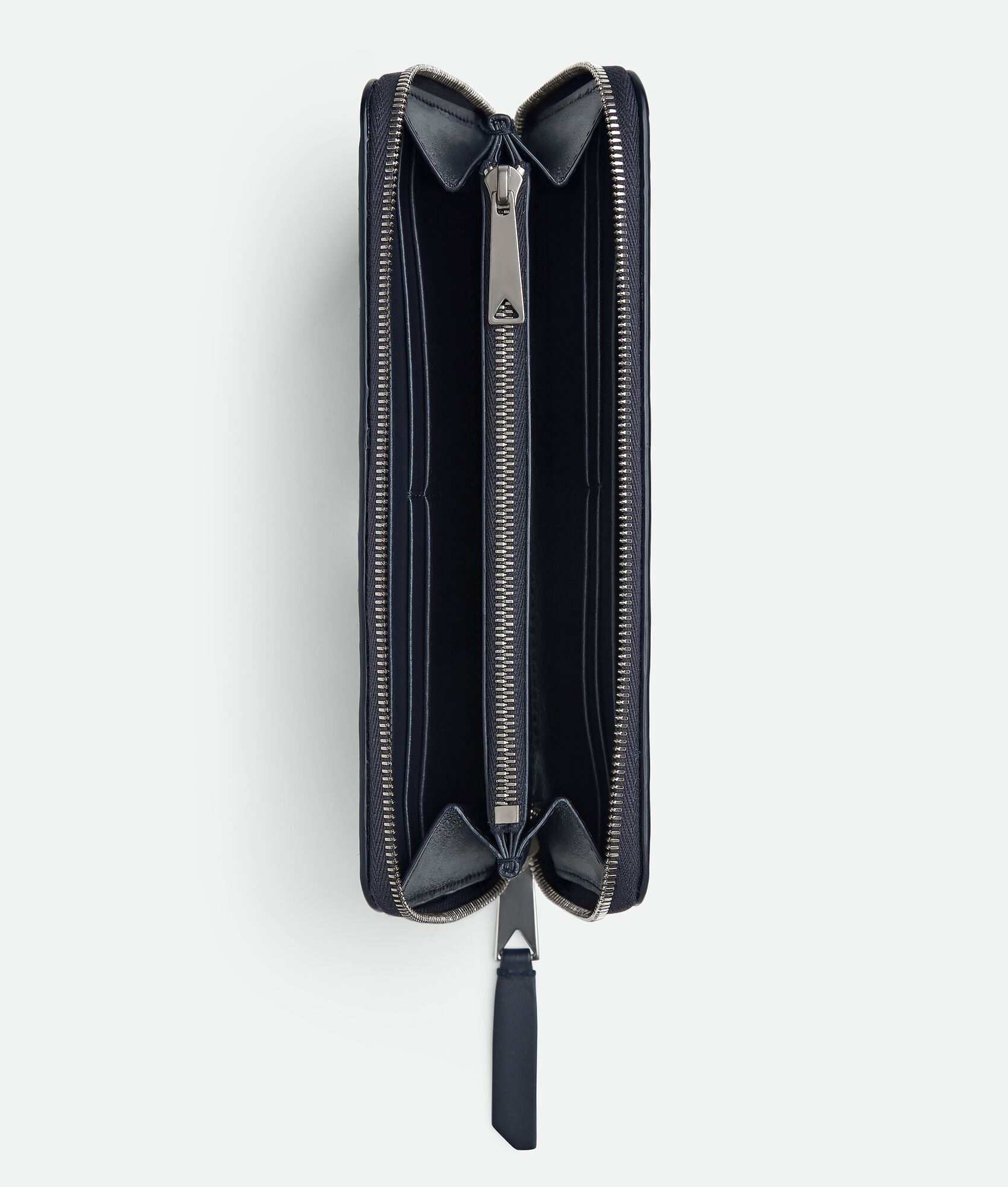 BOTTEGA VENETA Intrecciato Piccolo编织环绕式拉链钱包