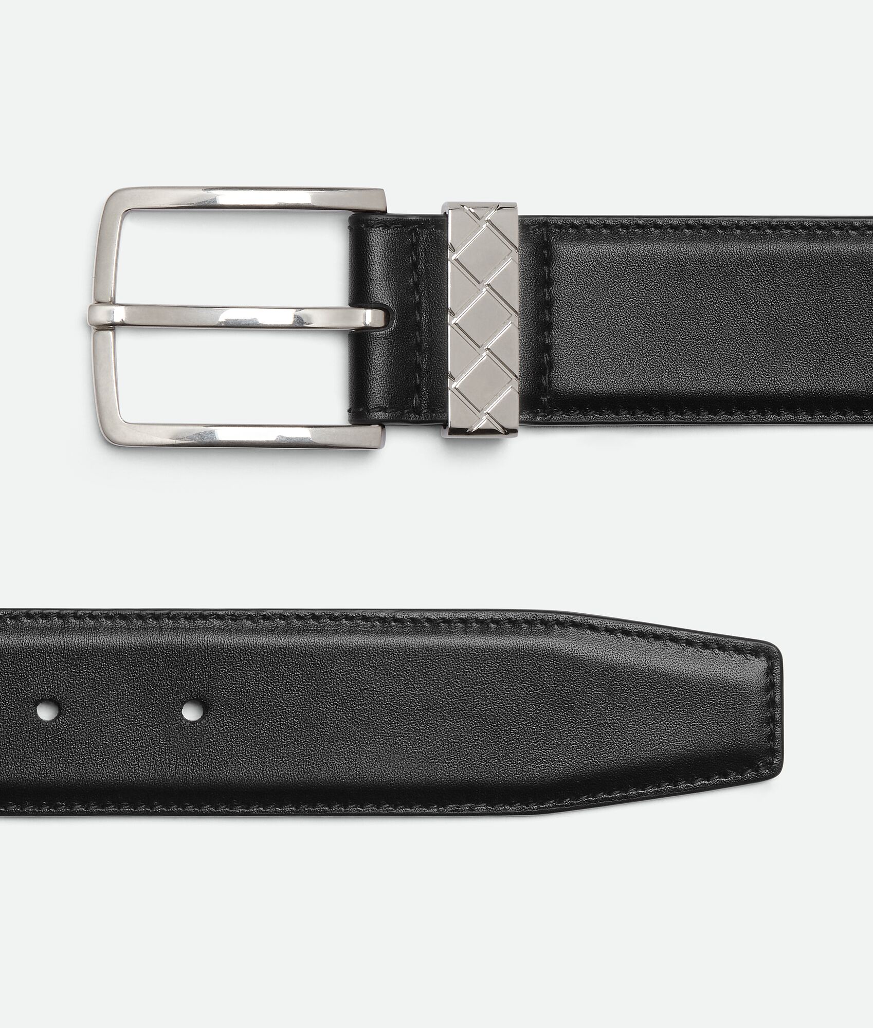 BOTTEGA VENETA Intreccio Loop编织圆环腰带