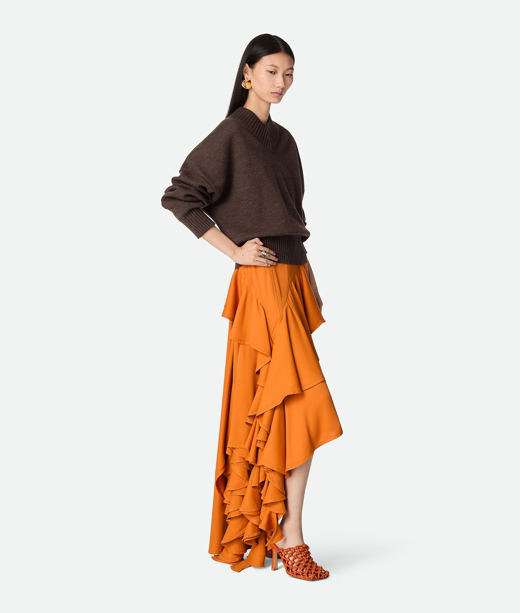 BOTTEGA VENETA 双层棉质套头衫