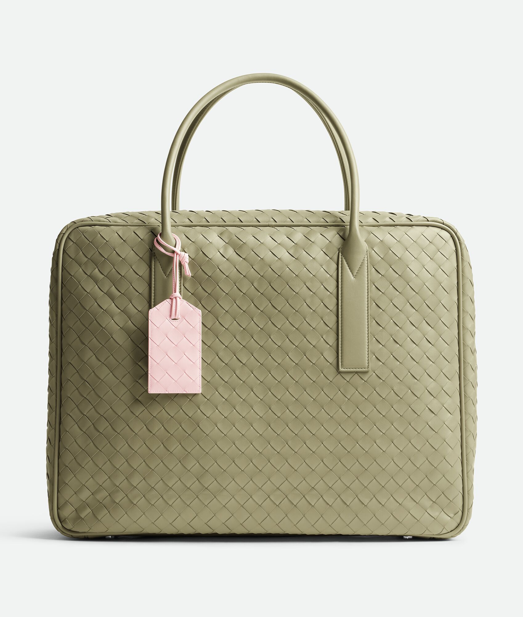 BOTTEGA VENETA Intrecciato编织绳带标签夹