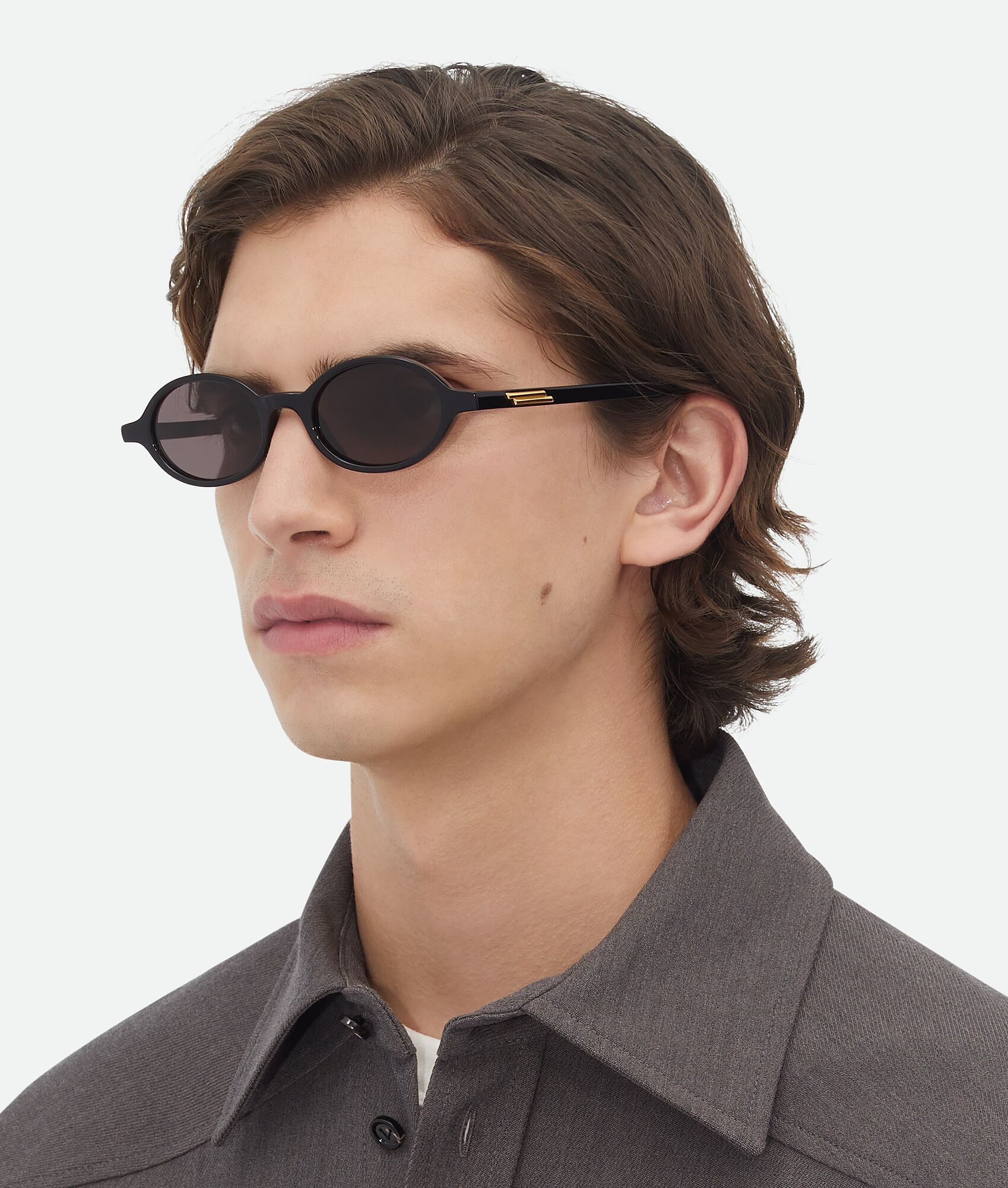 BOTTEGA VENETA Classic椭圆形太阳镜