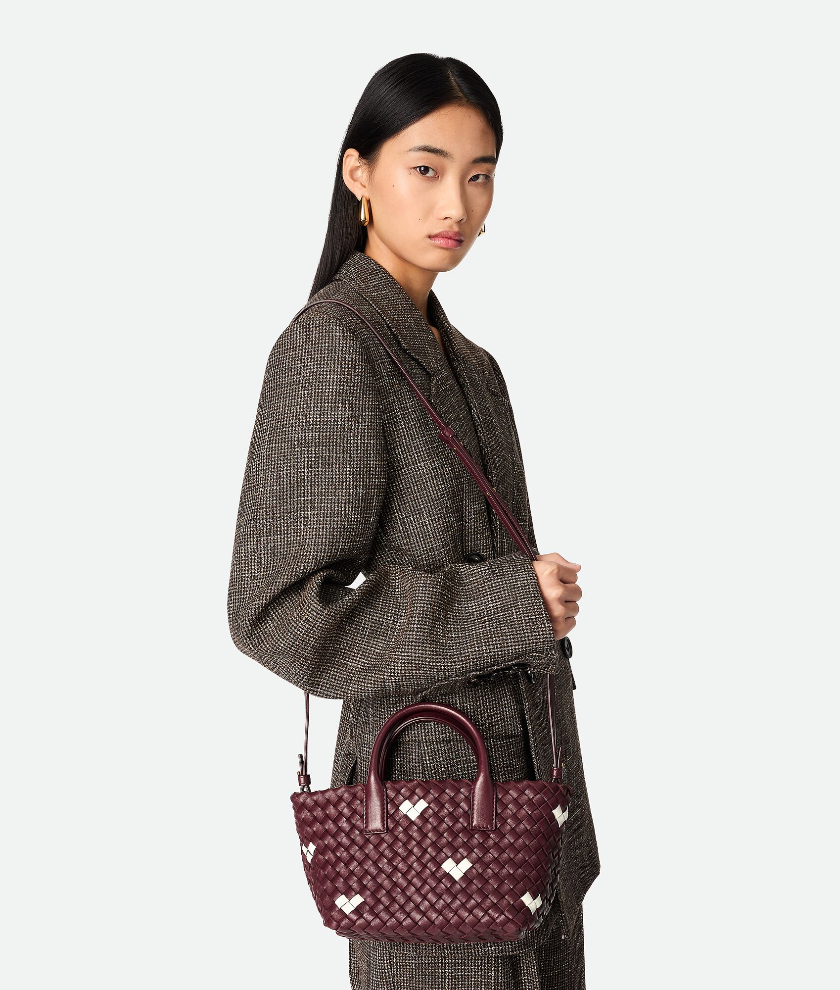 BOTTEGA VENETA Cabat迷你托特手袋