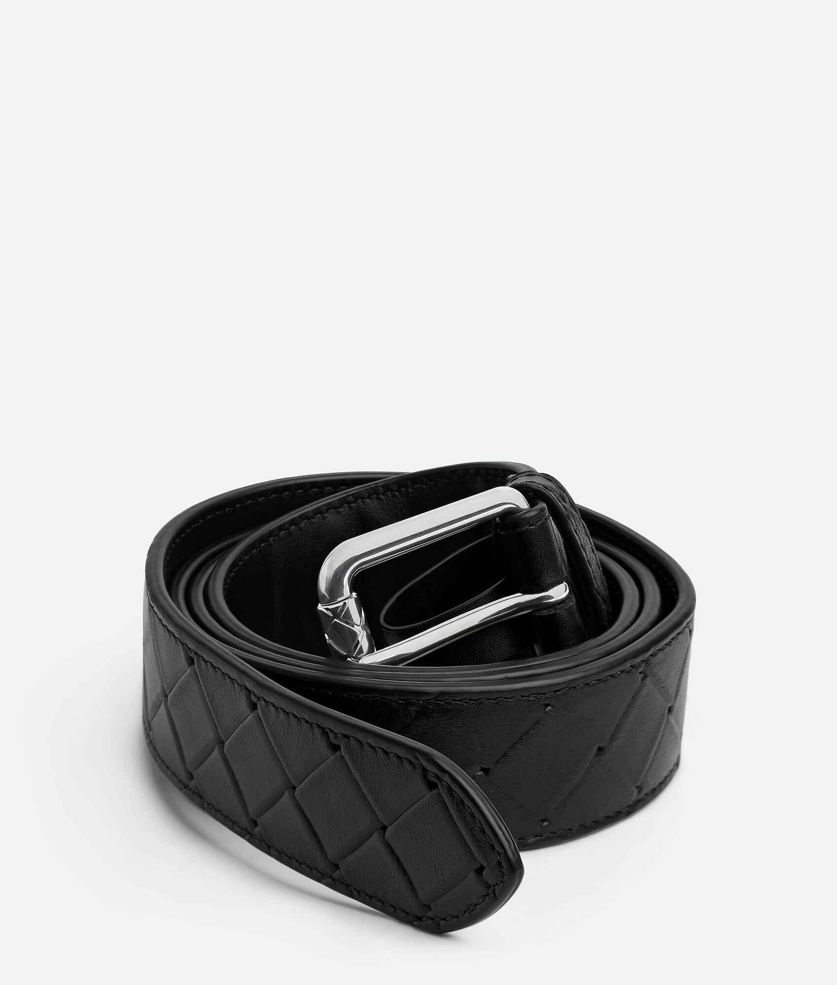 BOTTEGA VENETA Intrecciato Stamp编织腰带