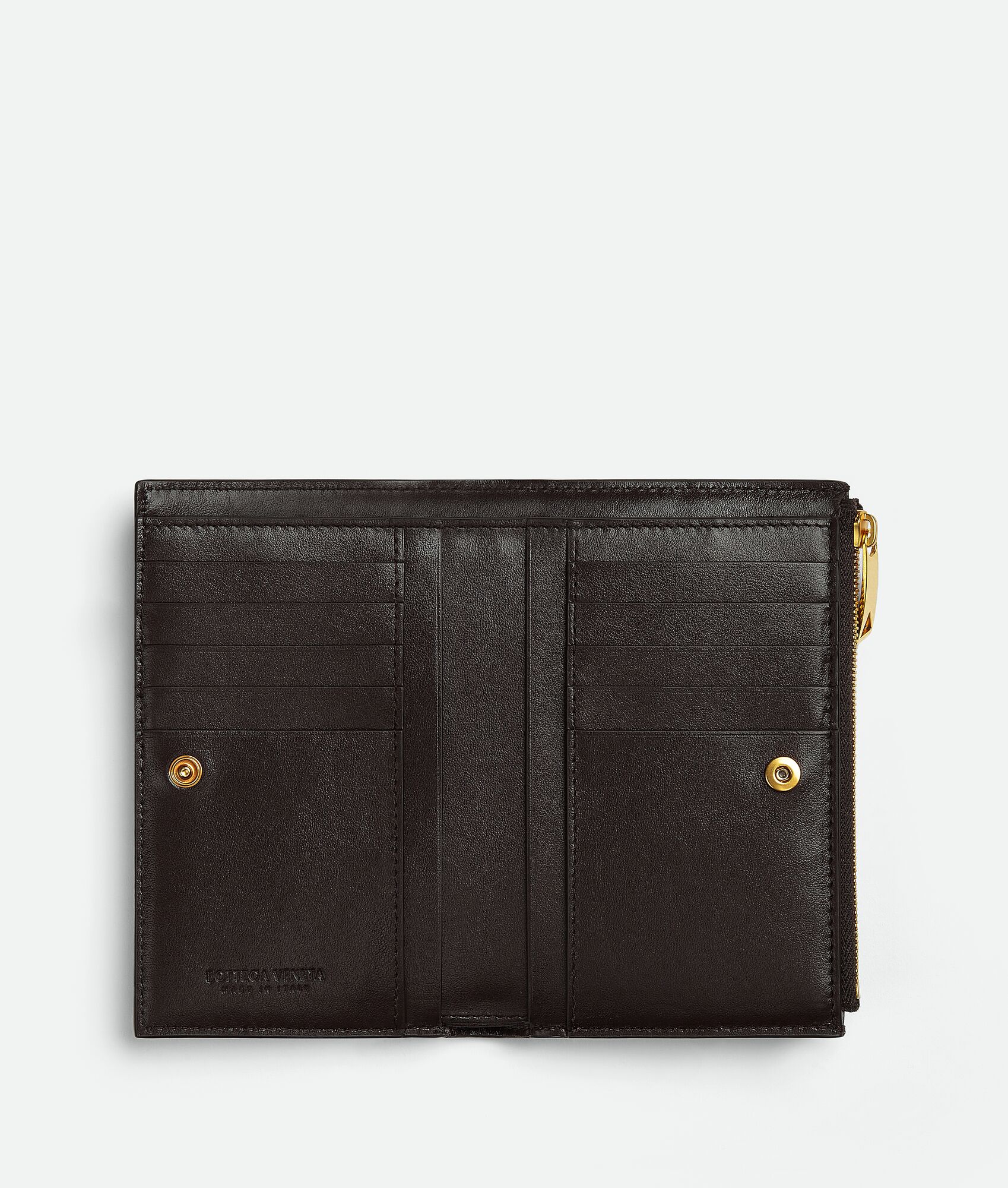 BOTTEGA VENETA Cassette中号双折拉链钱包