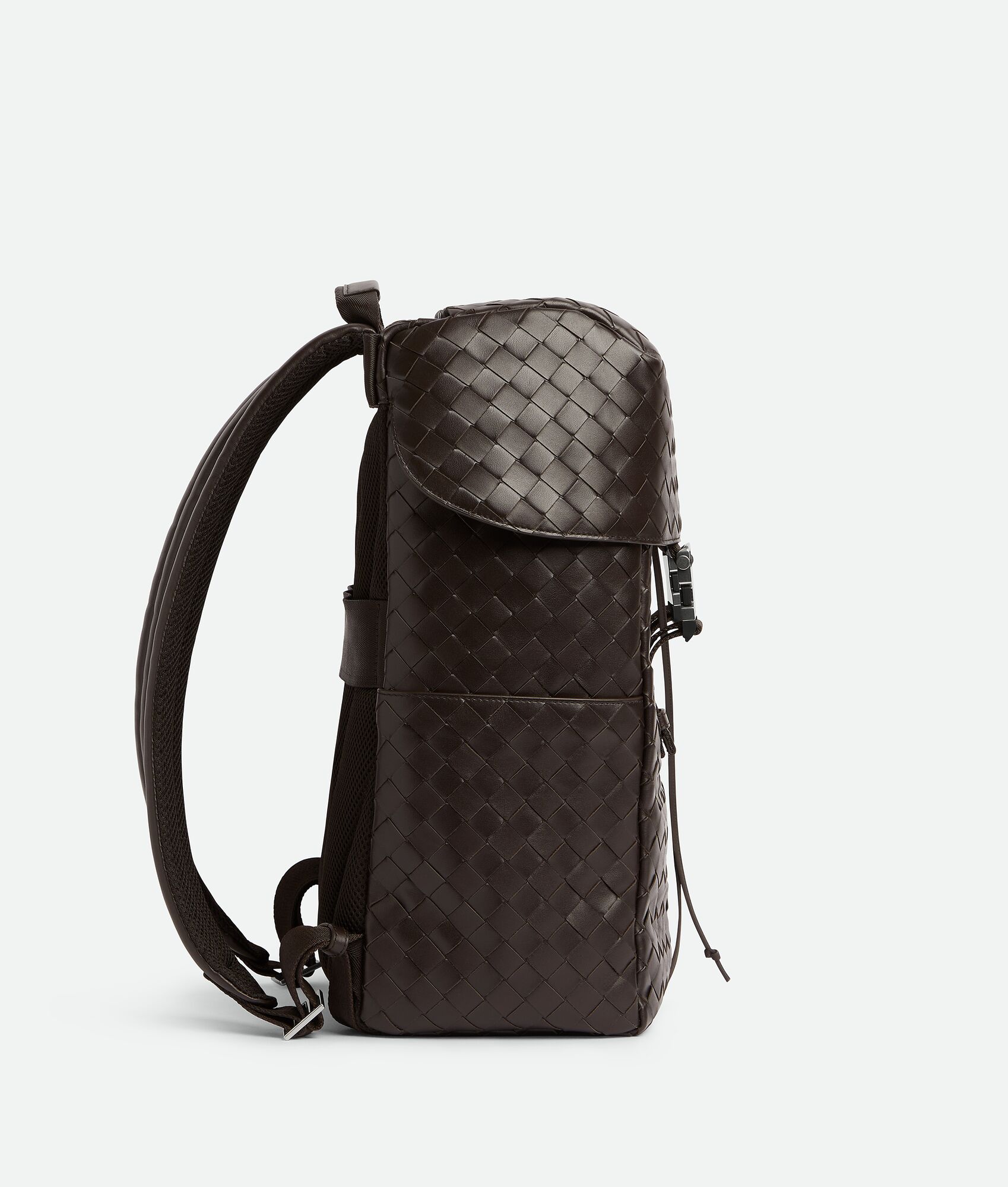 BOTTEGA VENETA Intrecciato编织翻盖背包