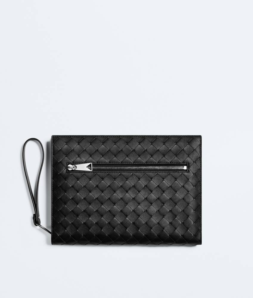 BOTTEGA VENETA 小号Intrecciato编织腕带收纳包