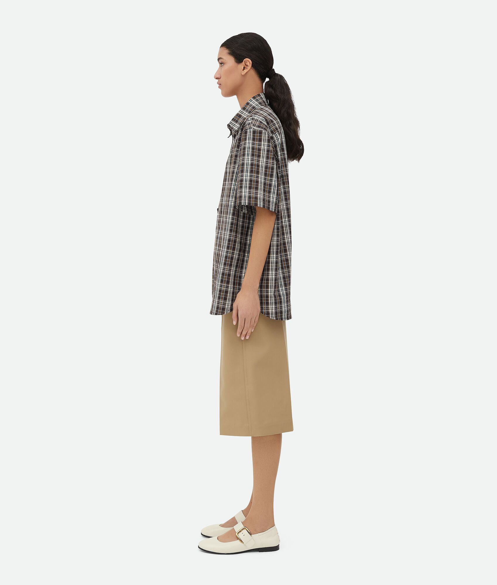 BOTTEGA VENETA 女士Astaire玛丽珍平底芭蕾舞鞋
