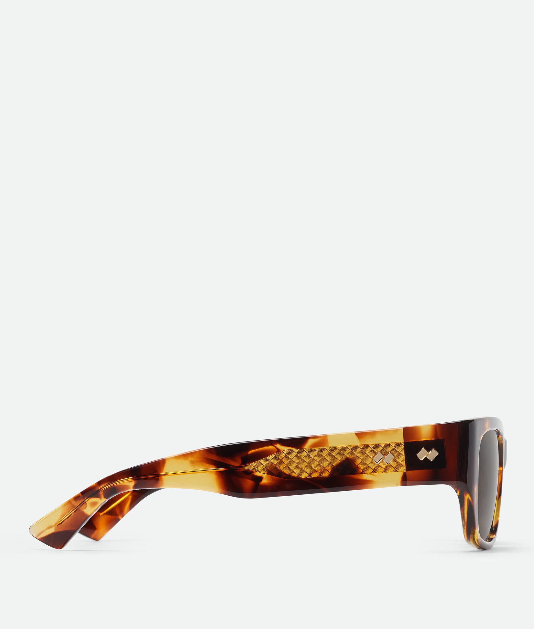 BOTTEGA VENETA Intrecciato编织方形太阳眼镜