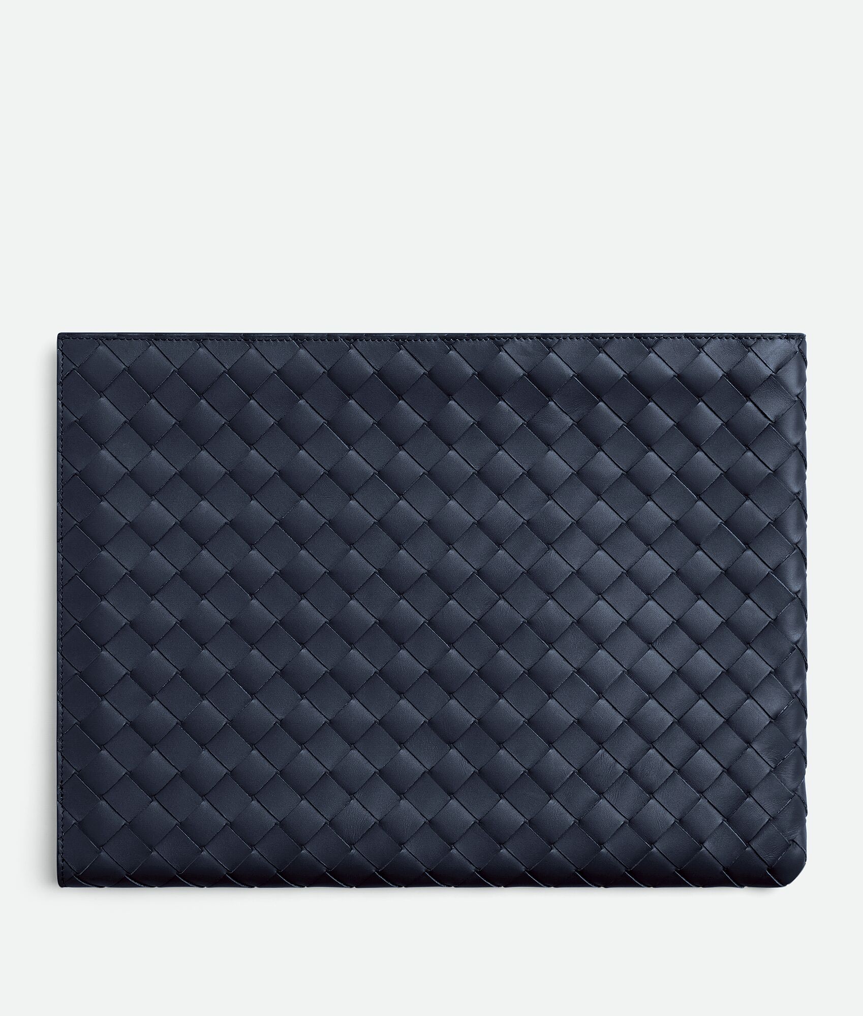BOTTEGA VENETA Intrecciato编织半拉链手拿包