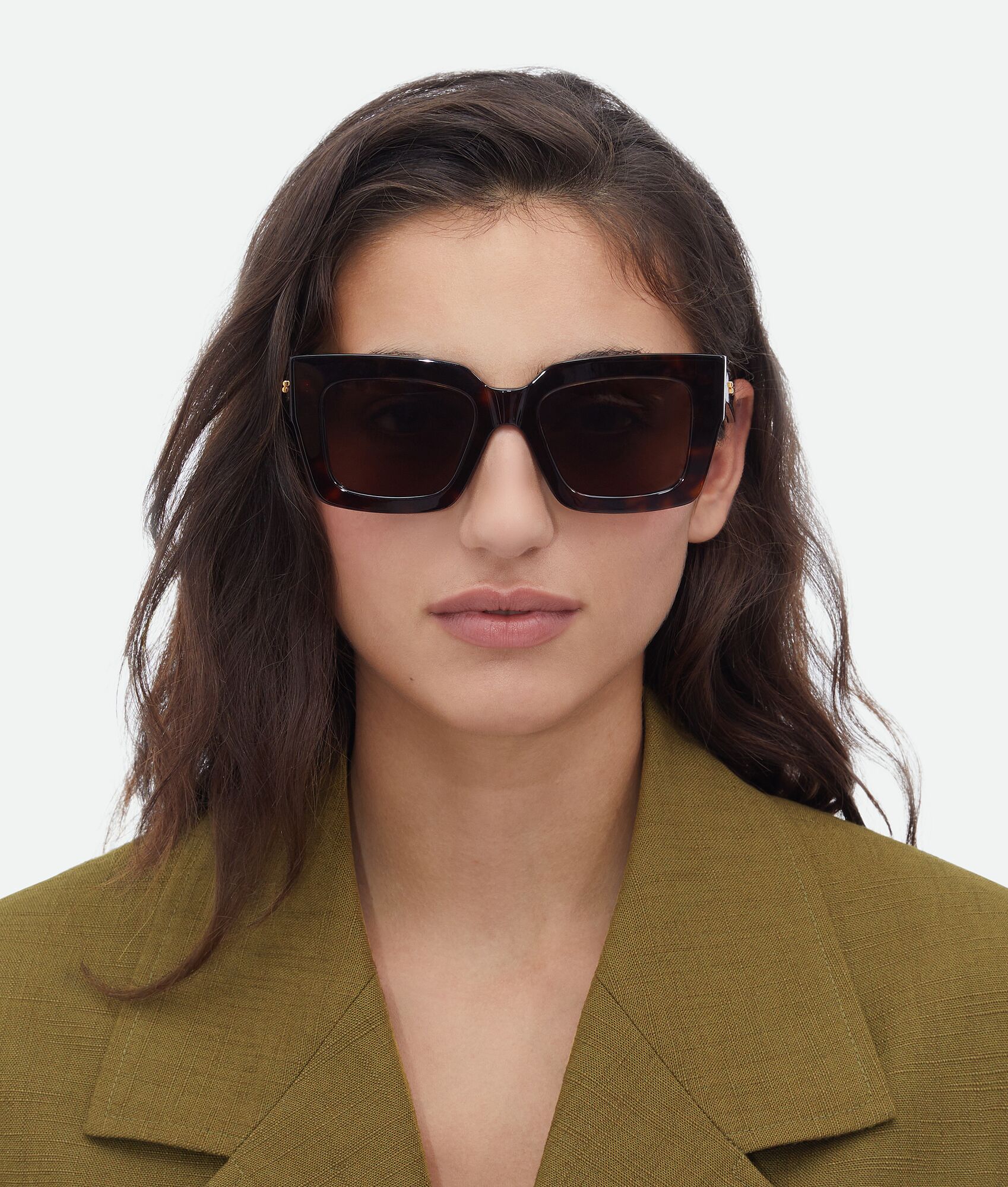 BOTTEGA VENETA Classic方形太阳眼镜