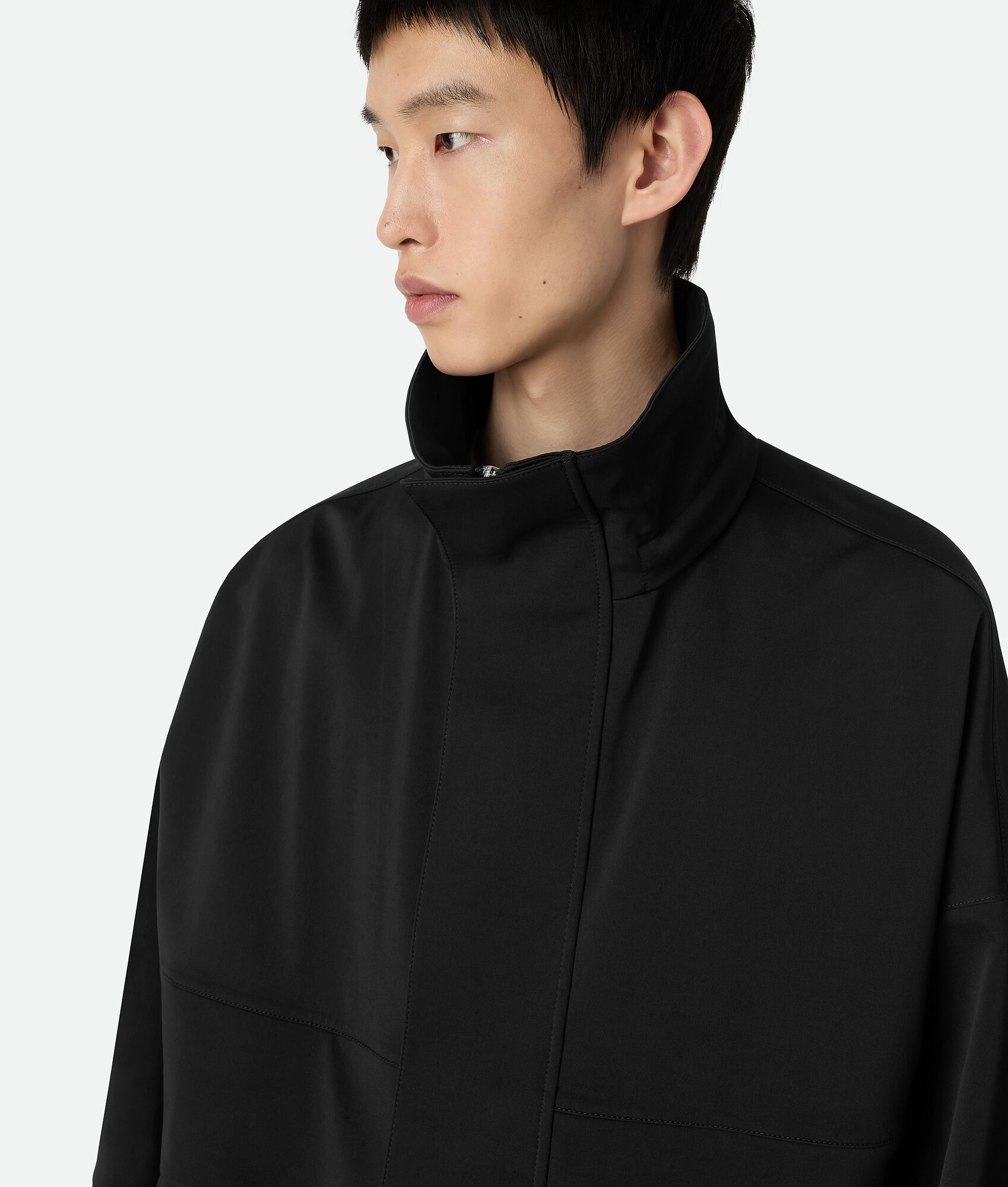 BOTTEGA VENETA 复合科技羊毛连帽派克大衣