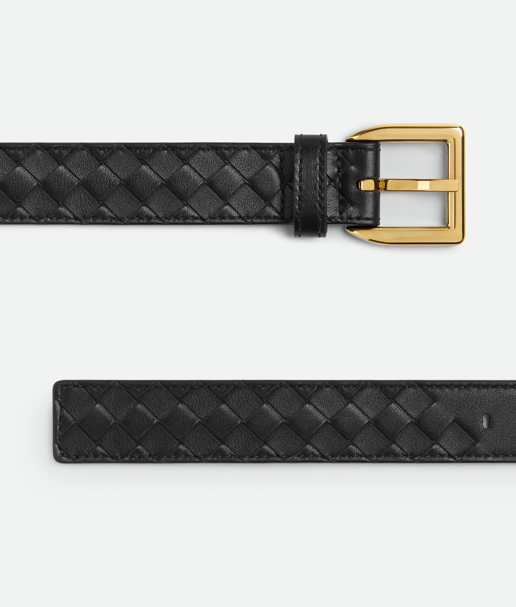 BOTTEGA VENETA Intrecciato Piccolo编织腰带