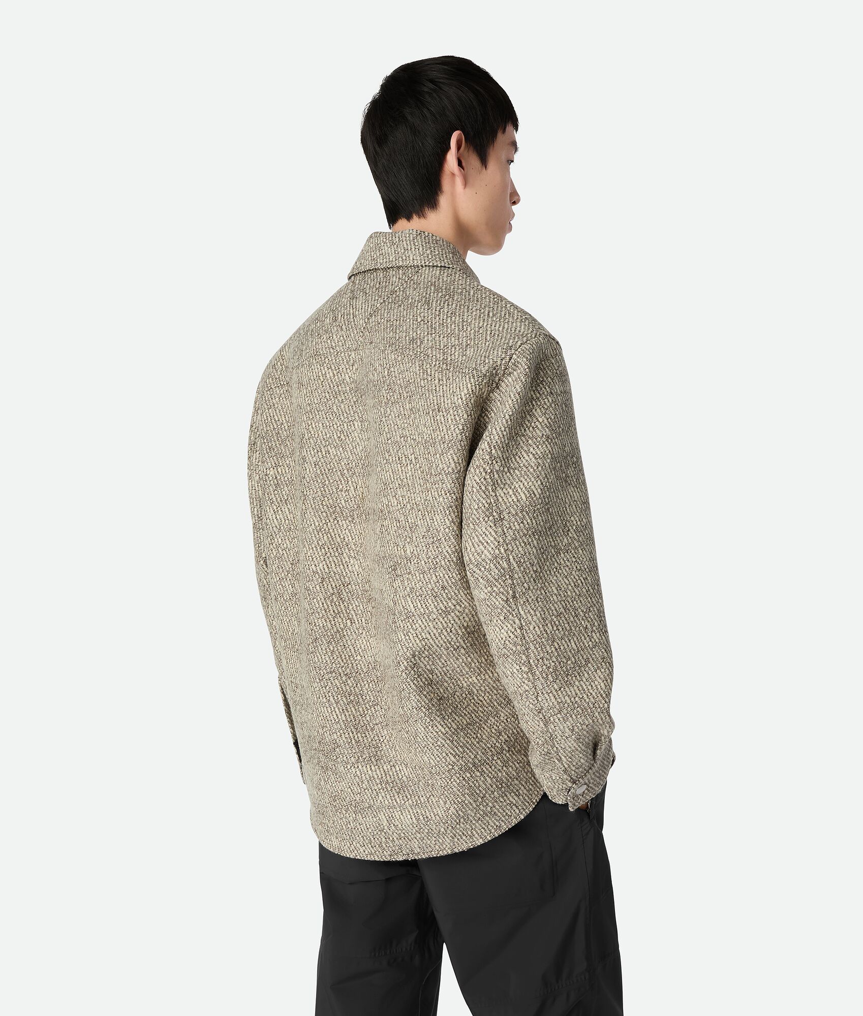 BOTTEGA VENETA 毛毡羊毛外套式衬衫