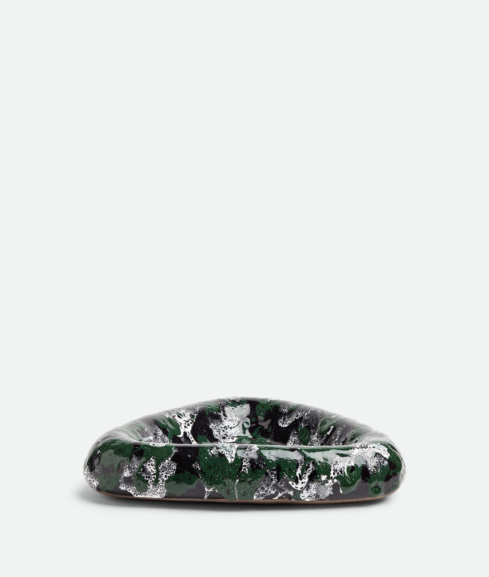 BOTTEGA VENETA Volcanic釉面三角形托盘