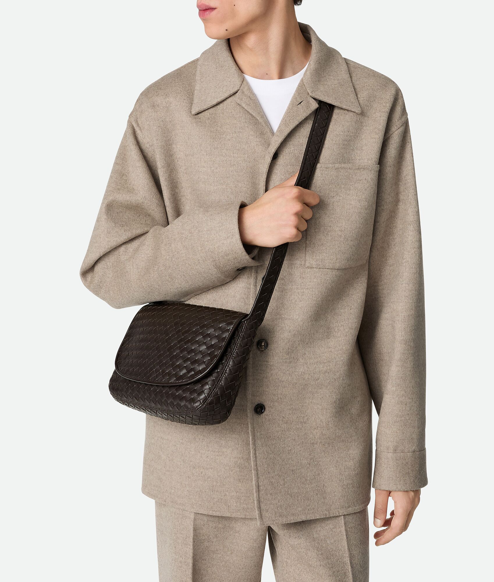 BOTTEGA VENETA Veneto翻盖背提包