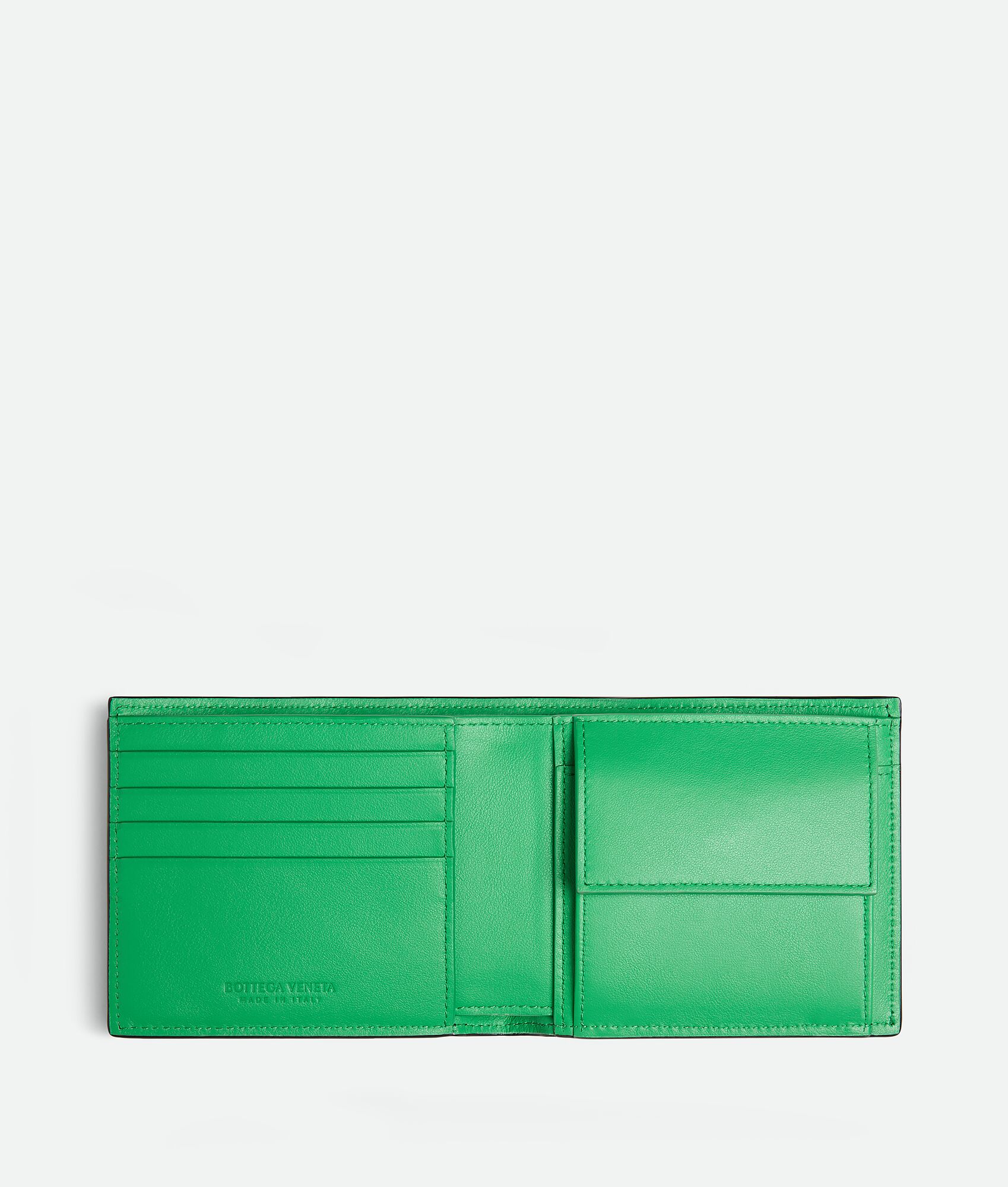 BOTTEGA VENETA Intrecciato编织双折钱包配零钱包