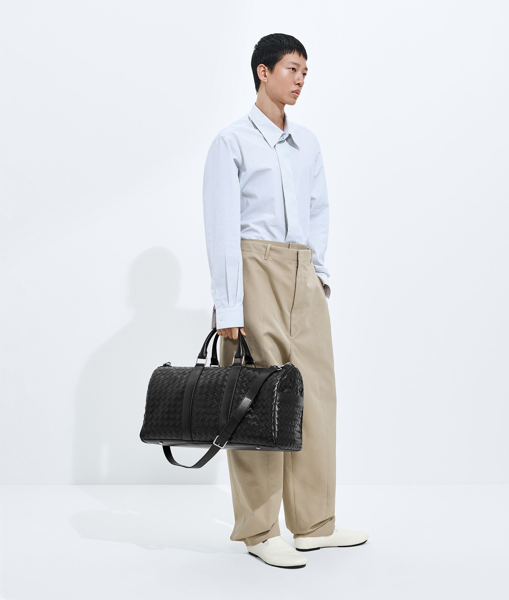 BOTTEGA VENETA Intrecciato编织旅行包