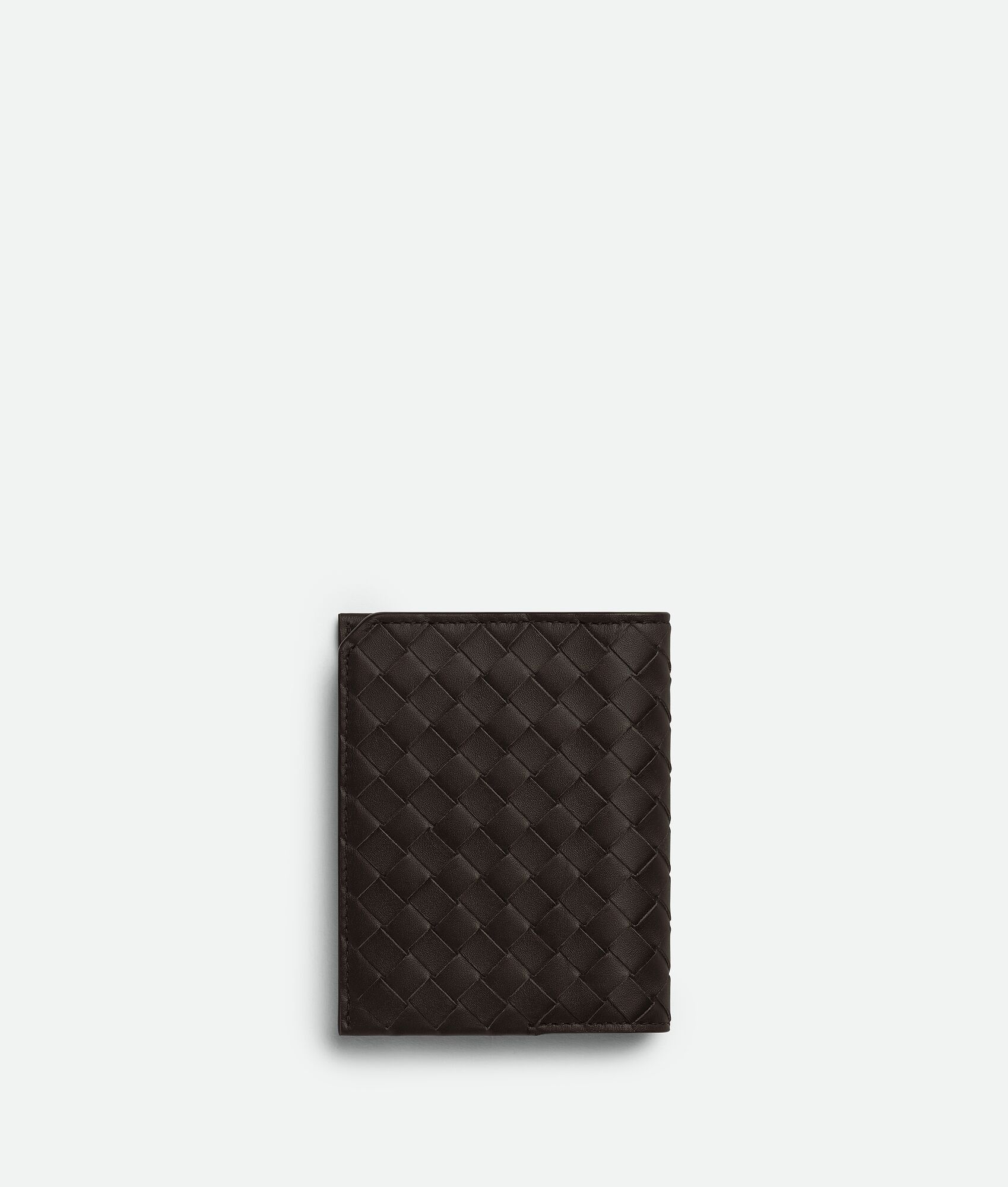 BOTTEGA VENETA Intrecciato编织Piccolo Flap翻盖卡包