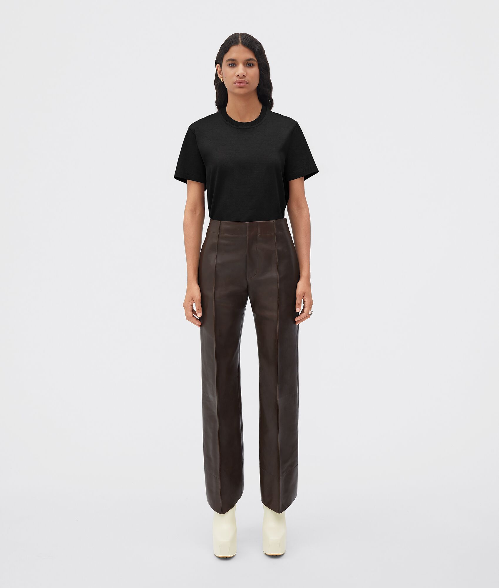 BOTTEGA VENETA Sunrise轻盈棉质针织t恤衫