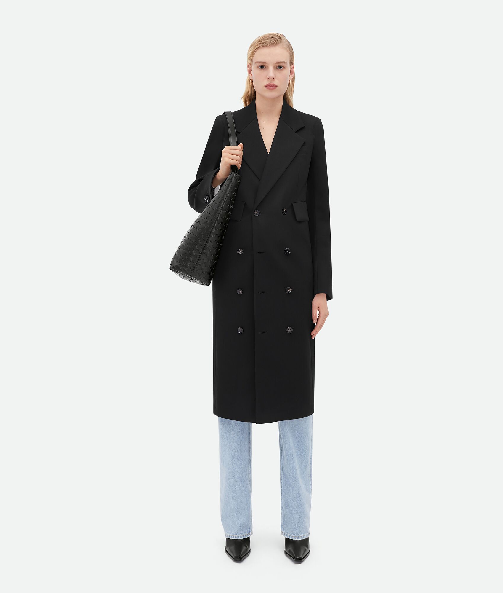 BOTTEGA VENETA 小号Intrecciato编织Tote托特手袋