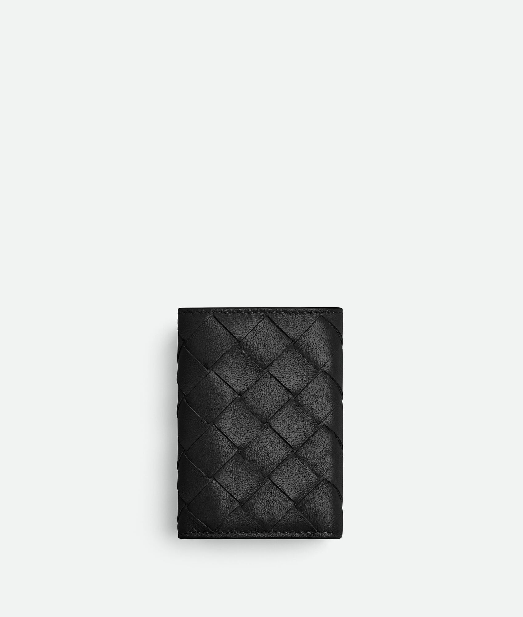 BOTTEGA VENETA Intrecciato编织小号三折拉链钱包