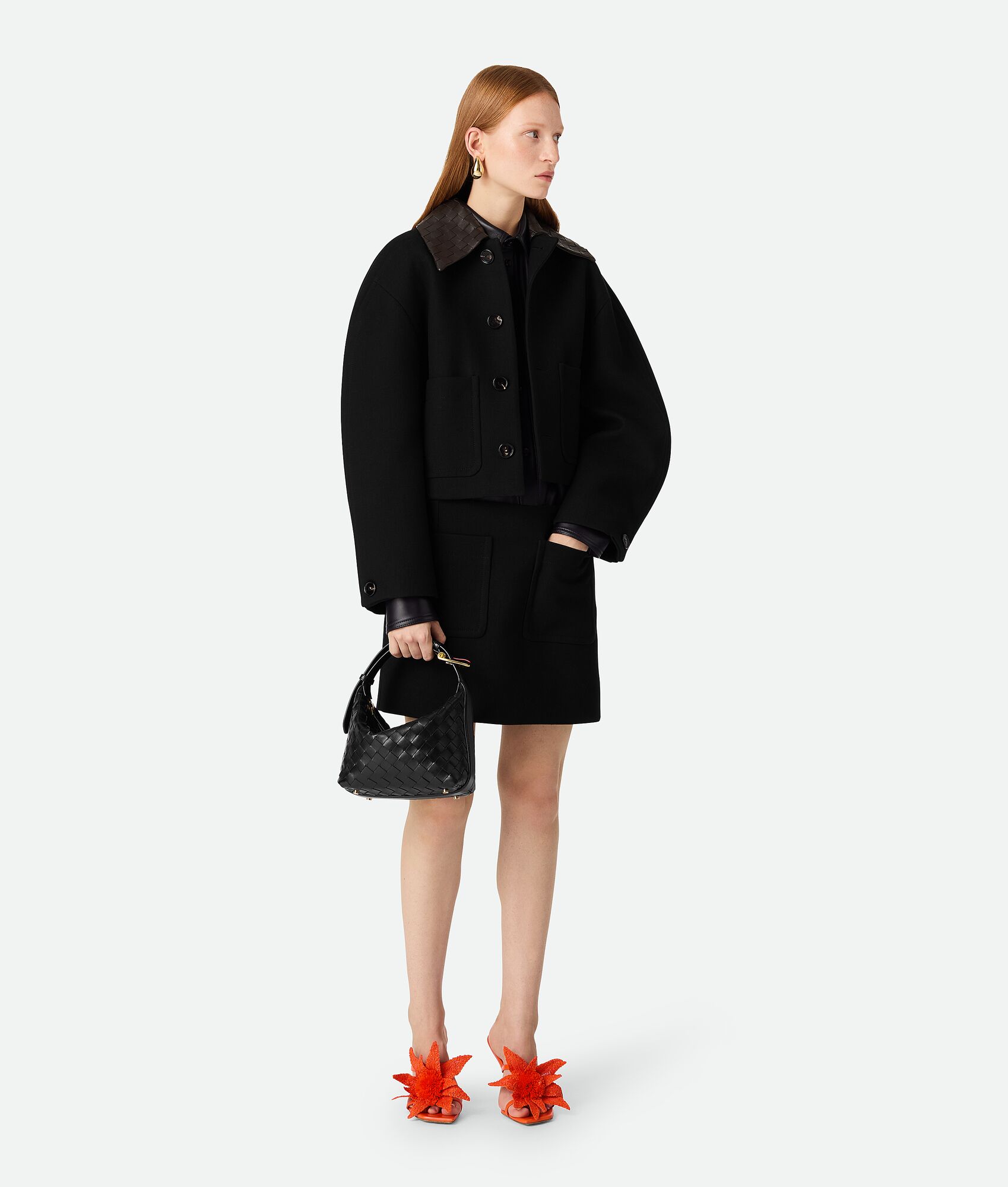 BOTTEGA VENETA 棉混纺短款夹克