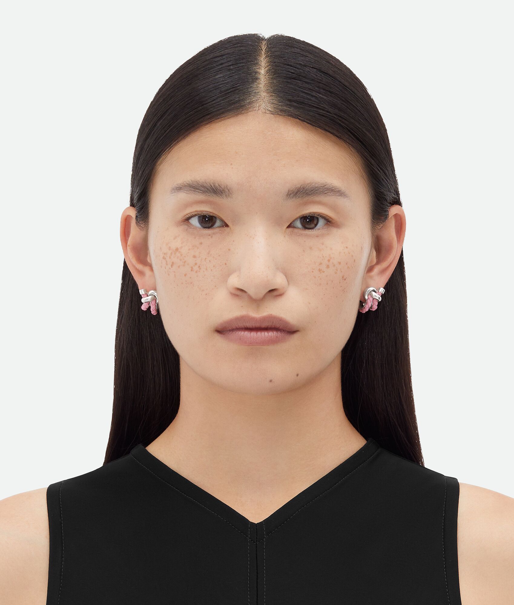 BOTTEGA VENETA Knot Hoop环形耳环
