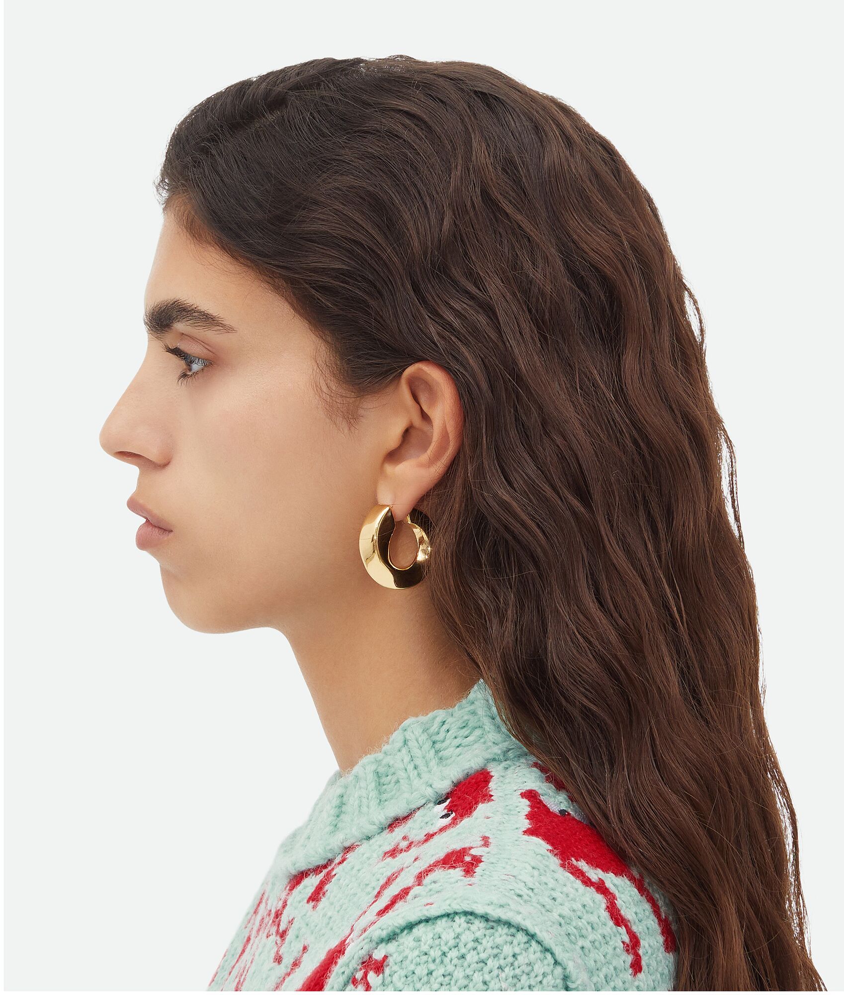 BOTTEGA VENETA Twist Hoop环形耳环