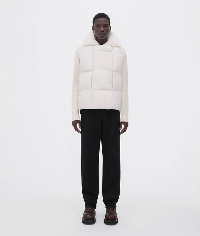 BOTTEGA VENETA 科技尼龙intreccio编织加衬马甲