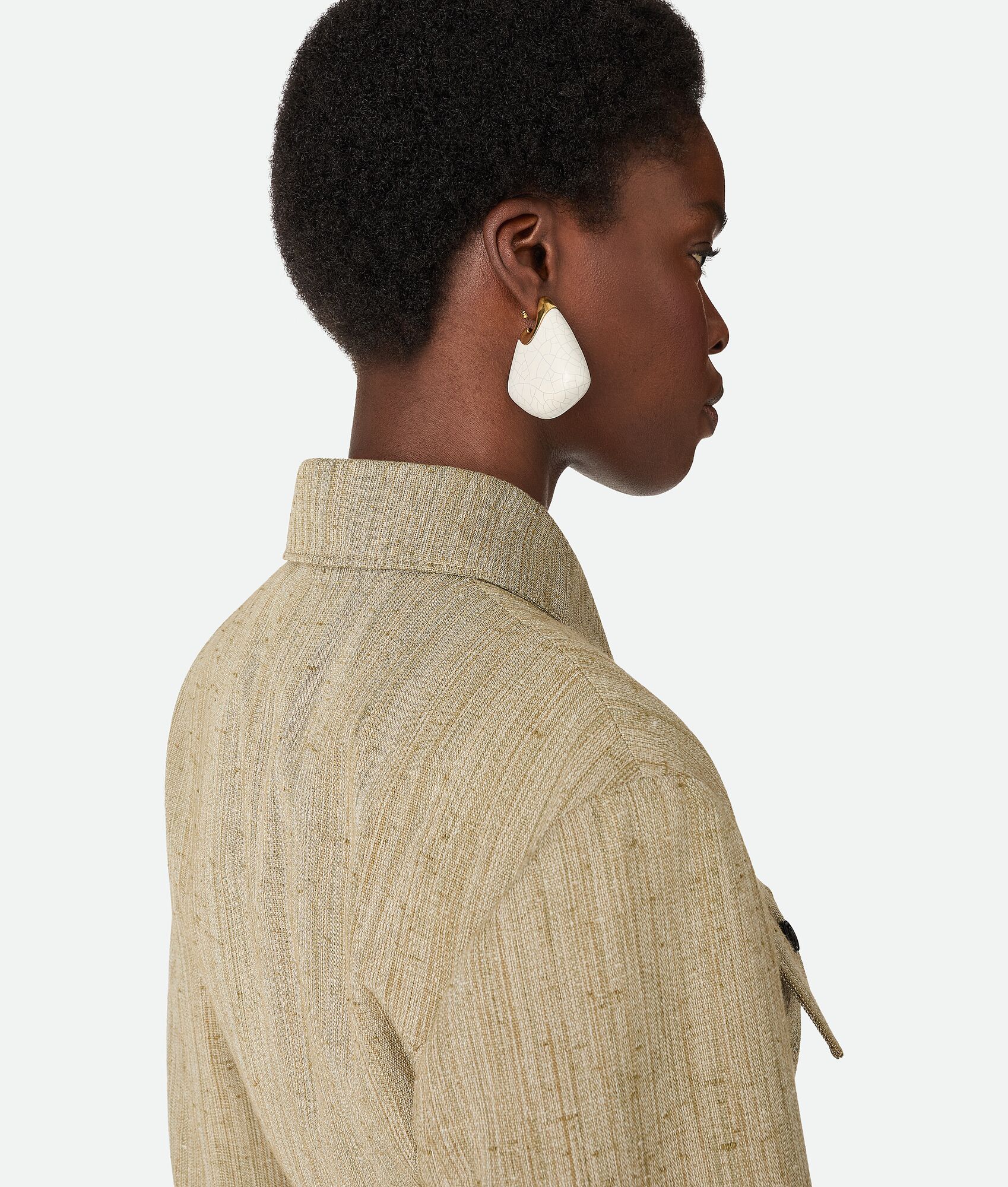 BOTTEGA VENETA 大号Fin耳环
