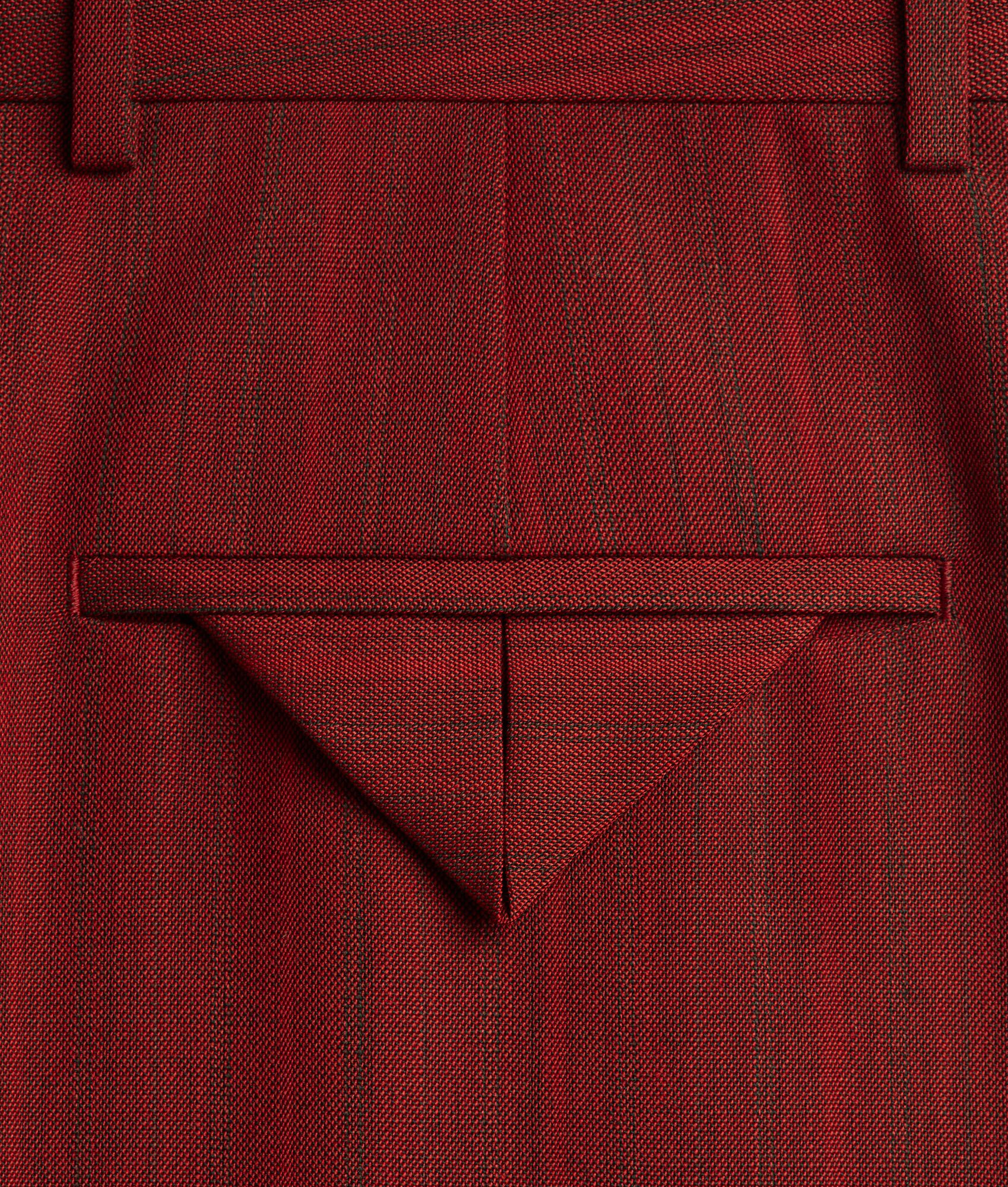 BOTTEGA VENETA 细条纹羊毛阔腿长裤