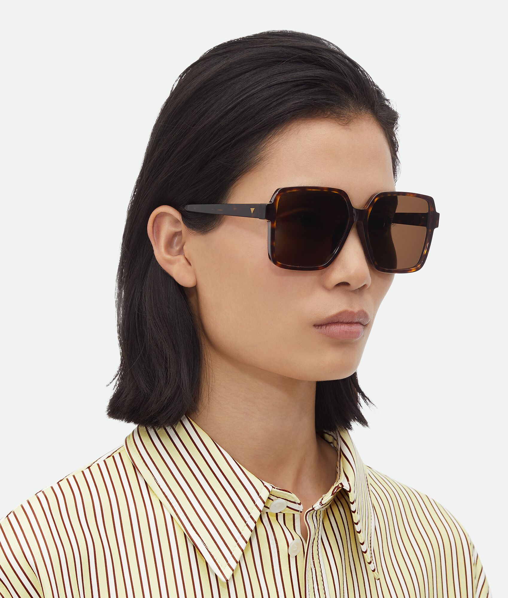 BOTTEGA VENETA Soft方形太阳眼镜