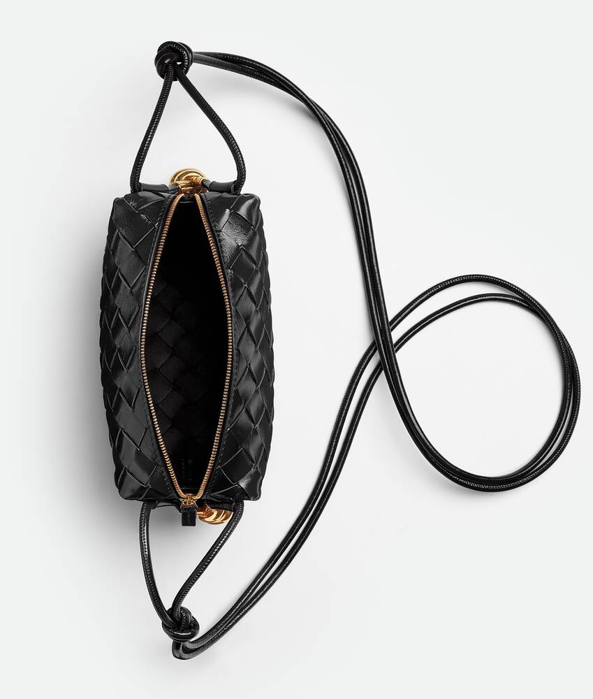 BOTTEGA VENETA Loop迷你金属扭结斜挎包