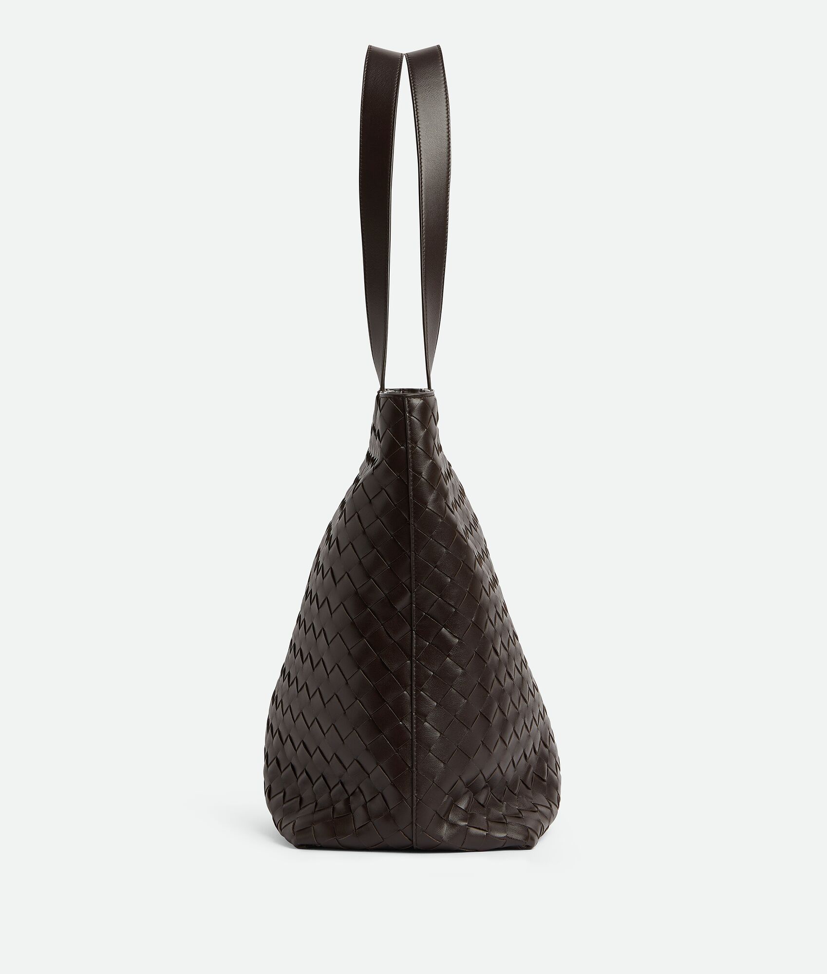 BOTTEGA VENETA 大号Intrecciato编织拉链Tote托特手袋
