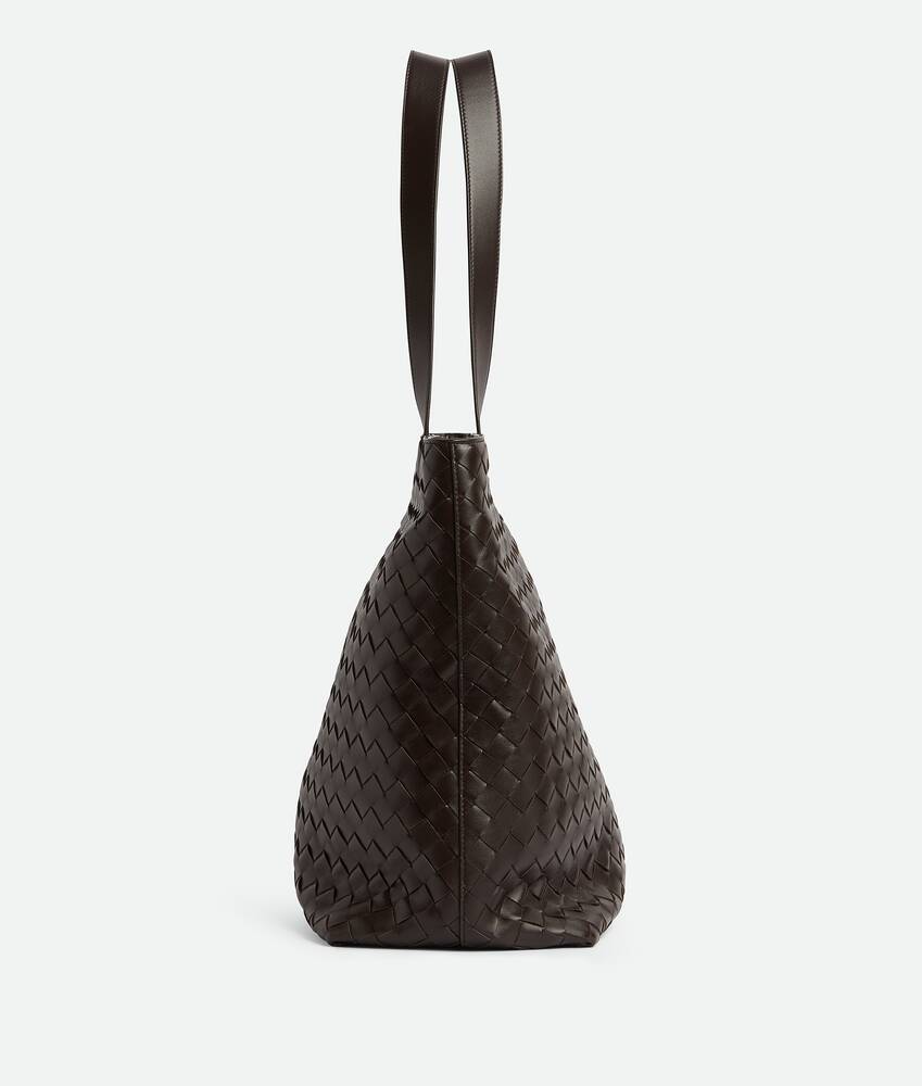 BOTTEGA VENETA 大号Intrecciato编织拉链Tote托特手袋