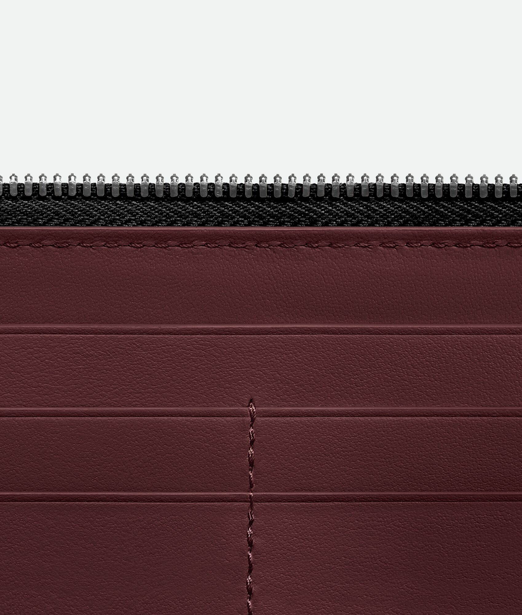 BOTTEGA VENETA Intrecciato编织环绕式拉链钱包