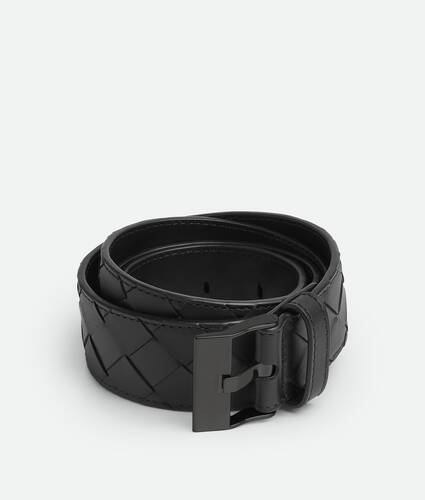 黑色/哑光黑Watch搭扣腰带