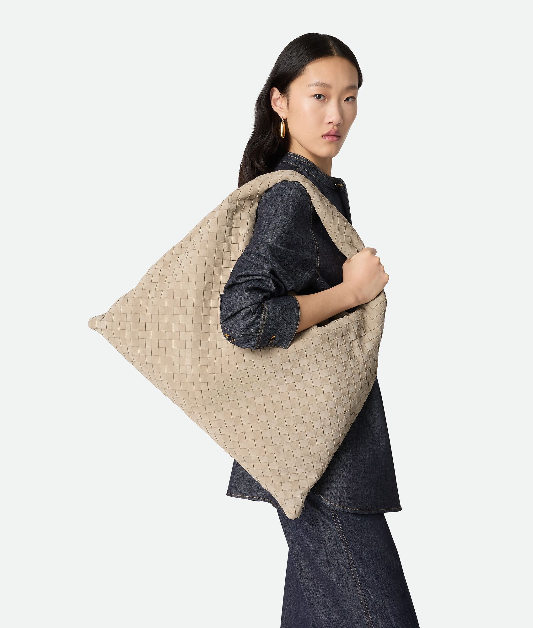 BOTTEGA VENETA Hop大号肩背包