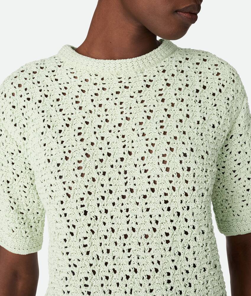BOTTEGA VENETA 棉质钩织针织T恤